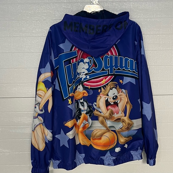 Space Jam Purple Members Only Windbreaker Unisex Sz XL NWT (90’s Retro) - Picture 4 of 8